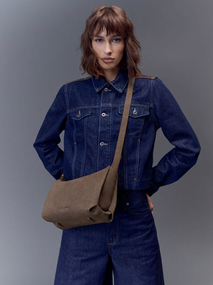 Zephyr Hobo Bag - Stone Grey | CHARLES & KEITH