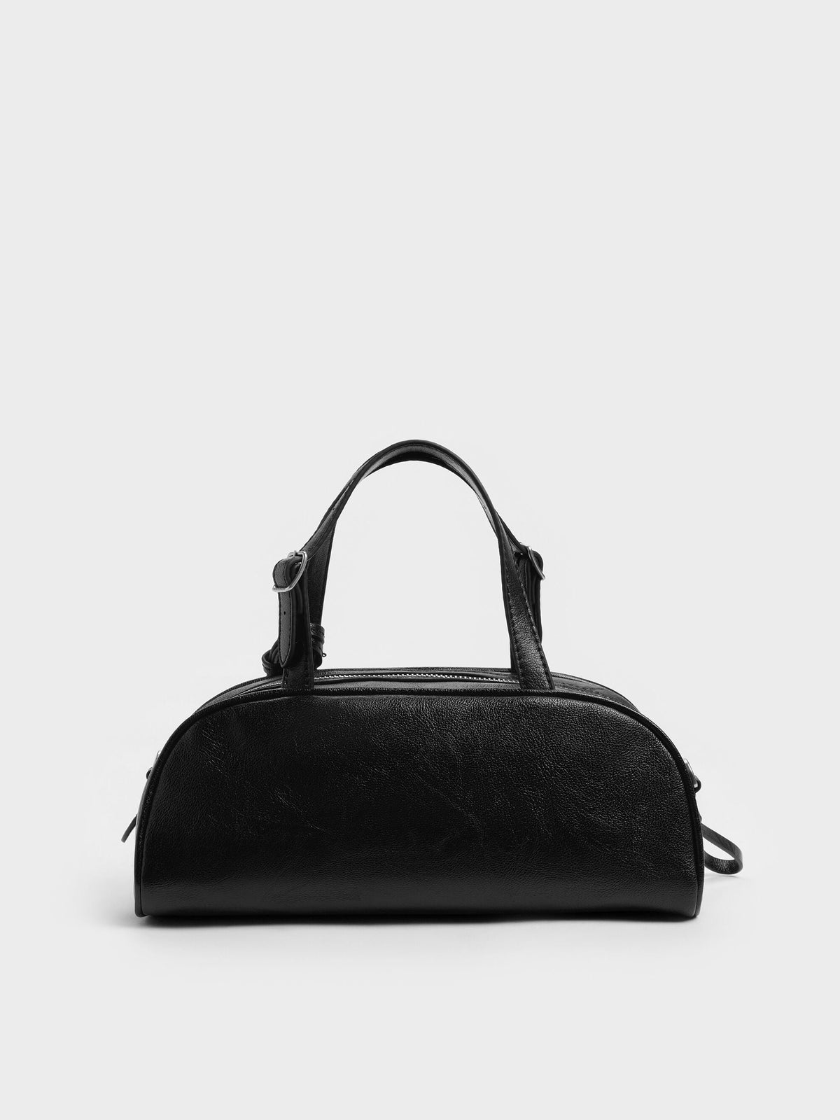 Vega Elongated Bowling Bag - Noir | CHARLES & KEITH