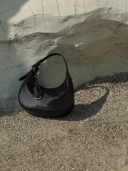 Vega Hobo Bag - Noir | CHARLES & KEITH