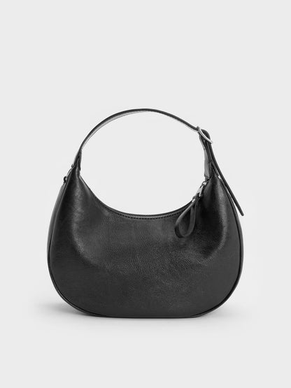 Vega Hobo Bag - Noir | CHARLES & KEITH