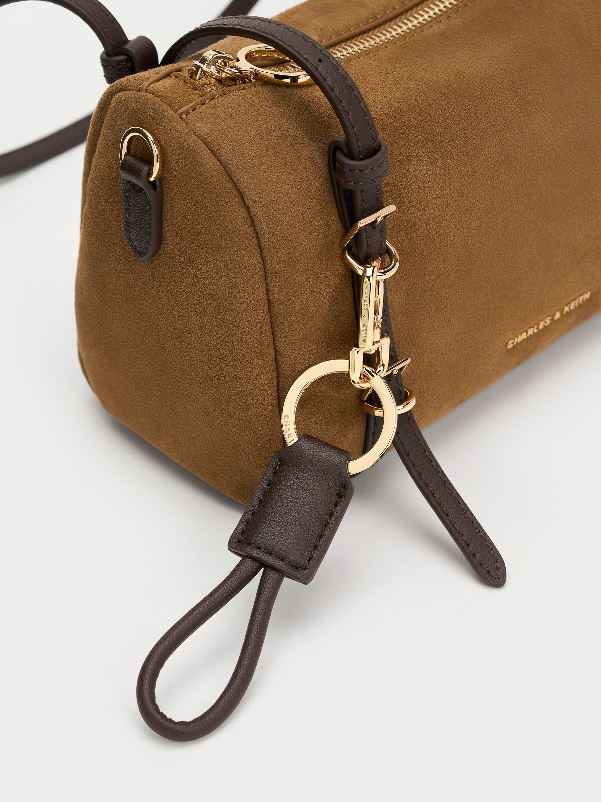 Mini Levy Two-Tone Shoulder Bag - Sahara Sand | CHARLES & KEITH