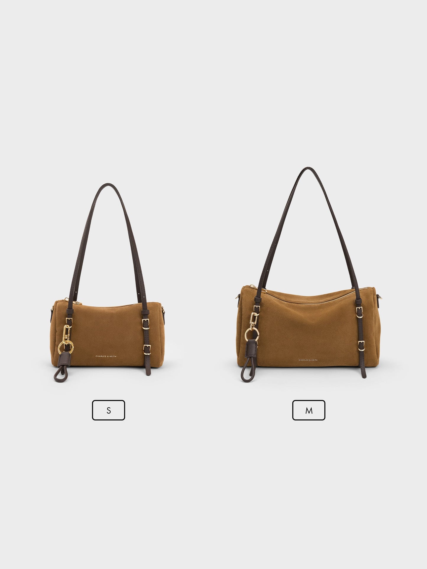 Mini Levy Two-Tone Shoulder Bag - Sahara Sand | CHARLES & KEITH