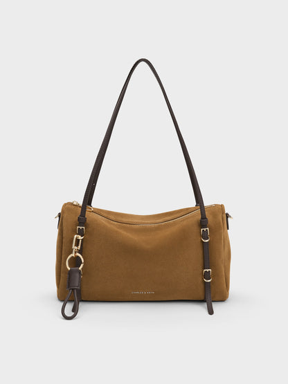 Levy Two-Tone Shoulder Bag - Sahara Sand | CHARLES & KEITH