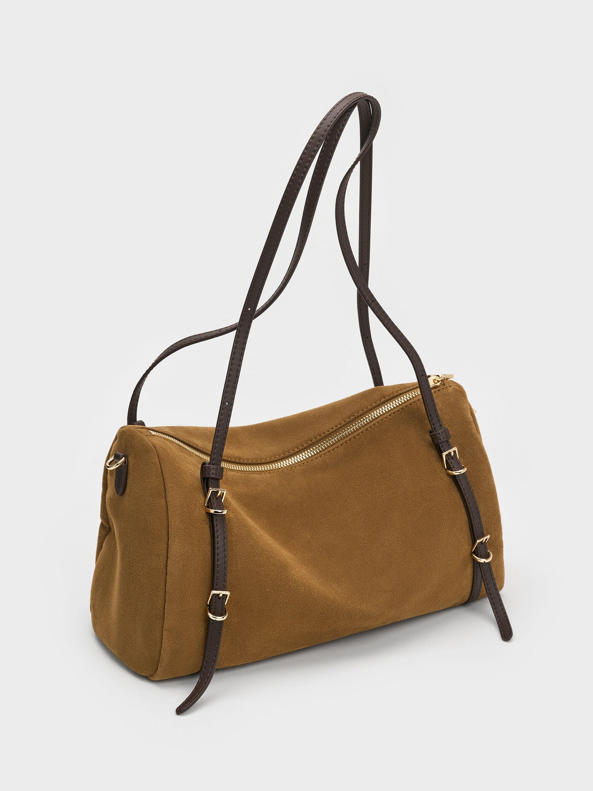 Levy Two-Tone Shoulder Bag - Sahara Sand | CHARLES & KEITH