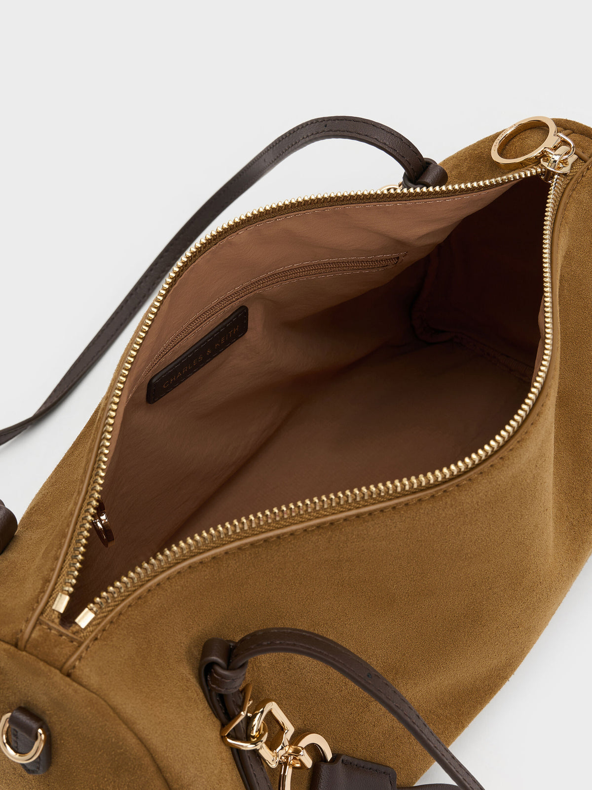 Levy Two-Tone Shoulder Bag - Sahara Sand | CHARLES & KEITH