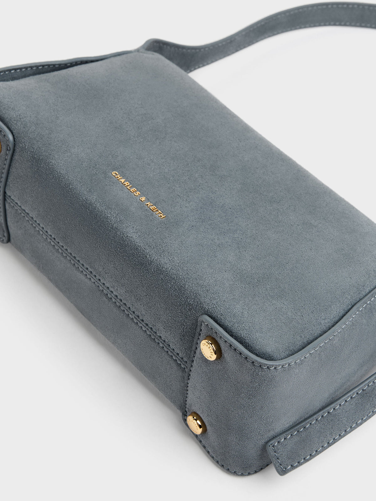 Aislin Shoulder Bag - Smoky Blue | CHARLES & KEITH
