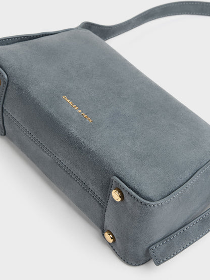 Aislin Shoulder Bag - Smoky Blue | CHARLES & KEITH