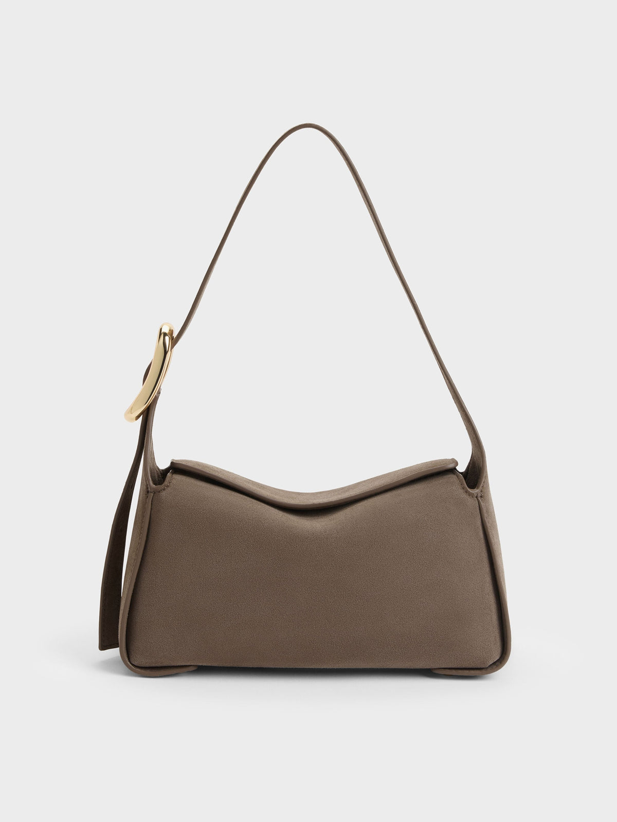 Aislin Shoulder Bag - Stone Grey | CHARLES & KEITH