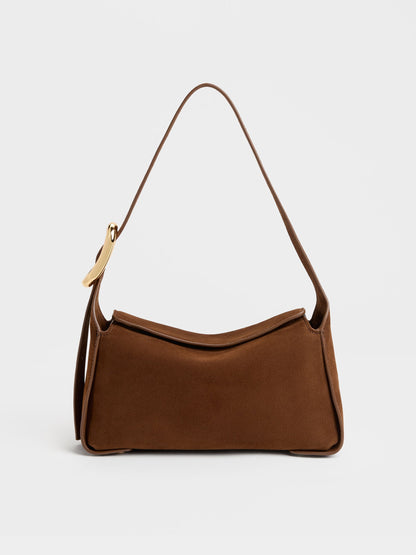 Aislin Shoulder Bag - Pecan Brown | CHARLES & KEITH