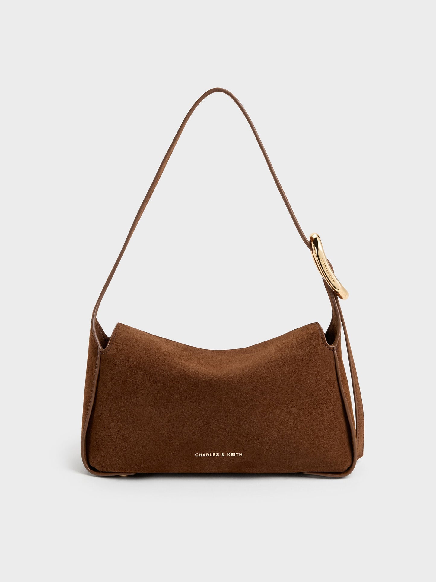 Aislin Shoulder Bag - Pecan Brown | CHARLES & KEITH
