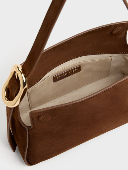 Aislin Shoulder Bag - Pecan Brown | CHARLES & KEITH
