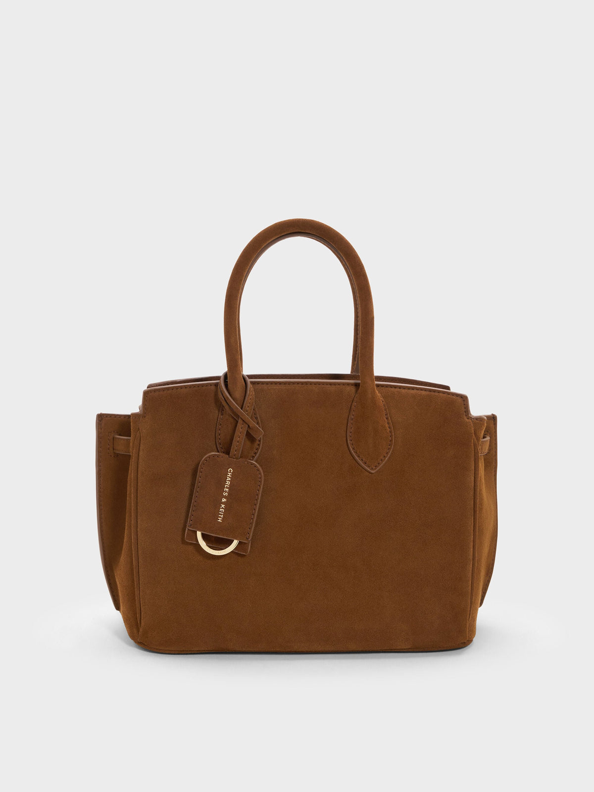 Ginevra Tote Bag - Pecan Brown | CHARLES & KEITH