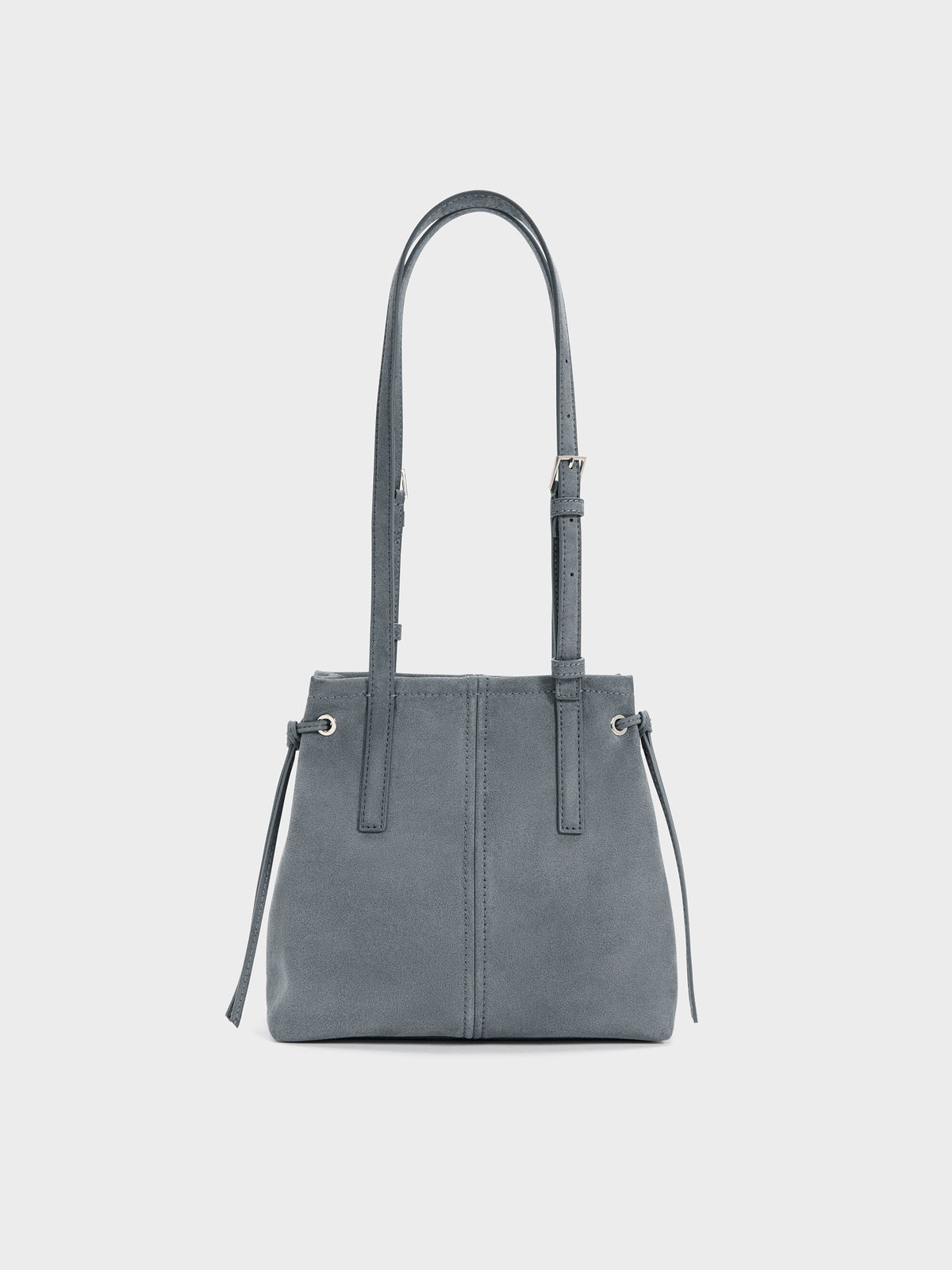 Noane Elongated-Handle Tote Bag - Smoky Blue | CHARLES & KEITH