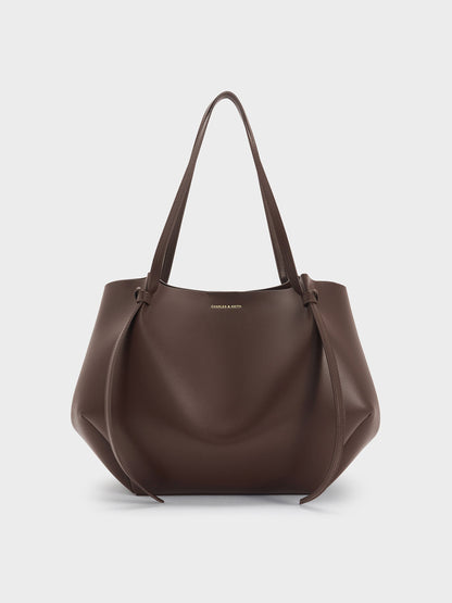 XL Calla Tote Bag - Espresso Brown | CHARLES & KEITH
