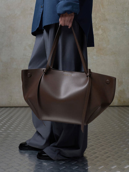 XL Calla Tote Bag - Espresso Brown | CHARLES & KEITH