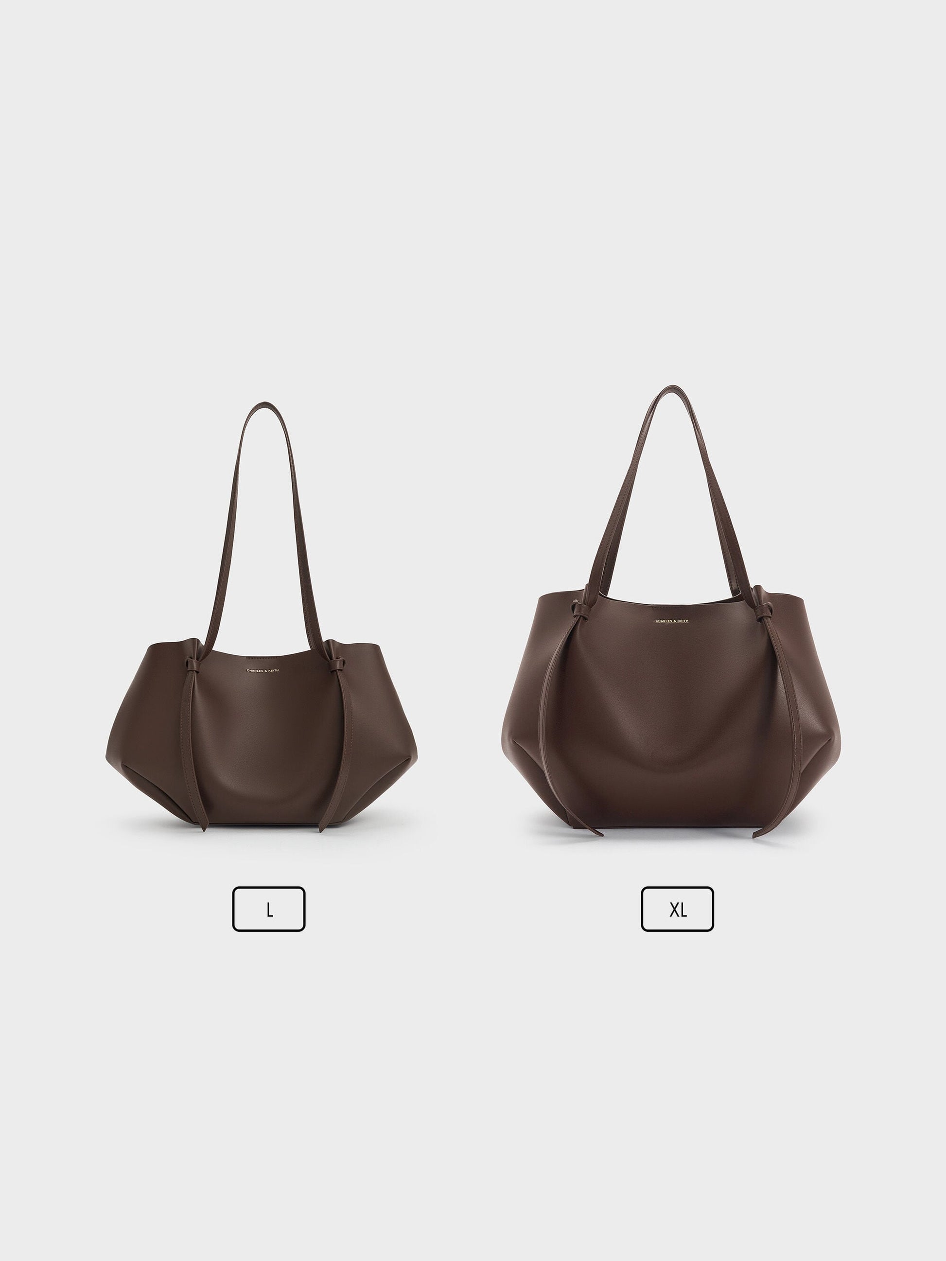 XL Calla Tote Bag - Espresso Brown | CHARLES & KEITH