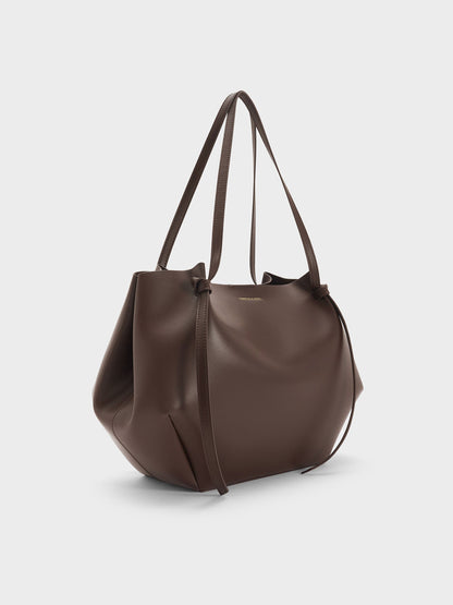 XL Calla Tote Bag - Espresso Brown | CHARLES & KEITH
