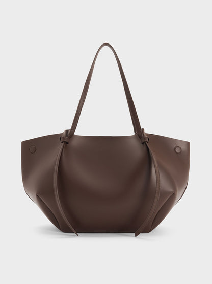 XL Calla Tote Bag - Espresso Brown | CHARLES & KEITH