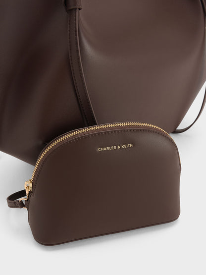 XL Calla Tote Bag - Espresso Brown | CHARLES & KEITH
