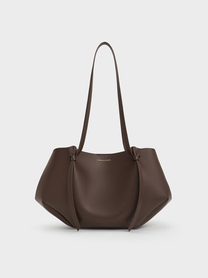 Calla Tote Bag - Espresso Brown | CHARLES & KEITH