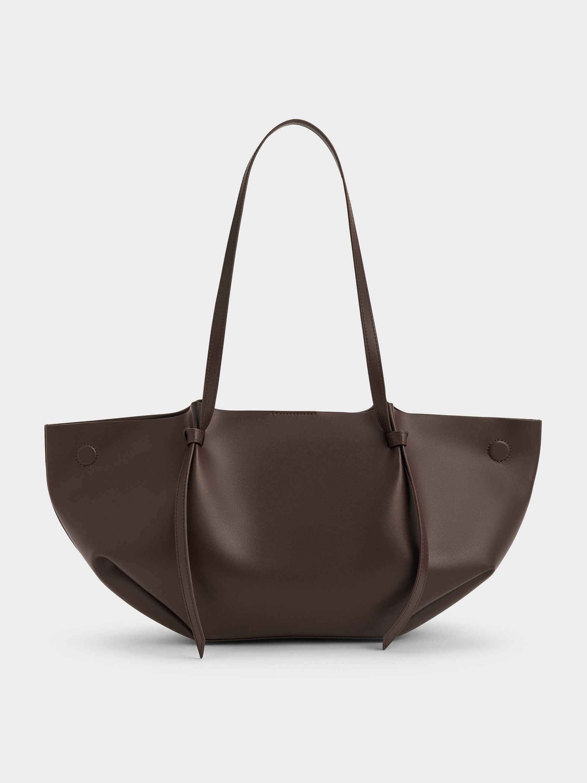 Calla Tote Bag - Espresso Brown | CHARLES & KEITH