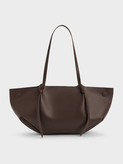 Calla Tote Bag - Espresso Brown | CHARLES & KEITH