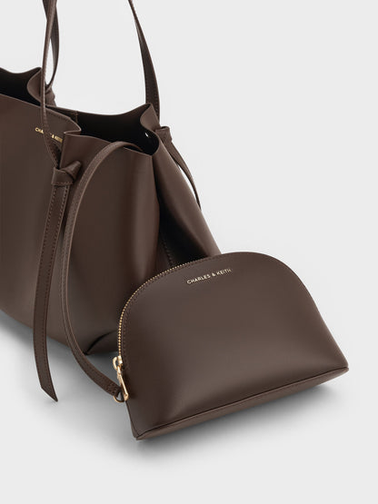 Calla Tote Bag - Espresso Brown | CHARLES & KEITH