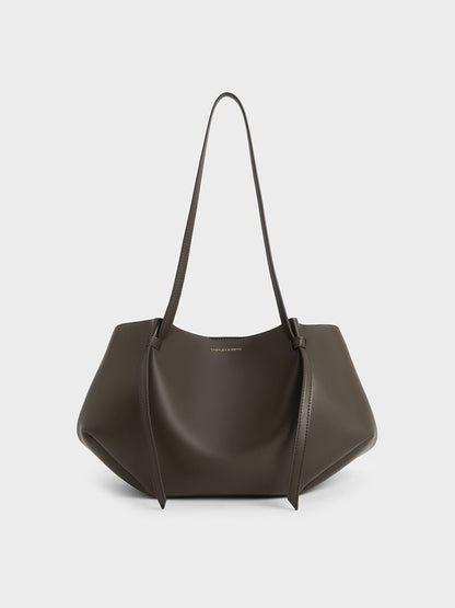 Calla Tote Bag - Dark Moss | CHARLES & KEITH