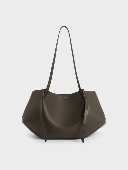 Calla Tote Bag - Dark Moss | CHARLES & KEITH