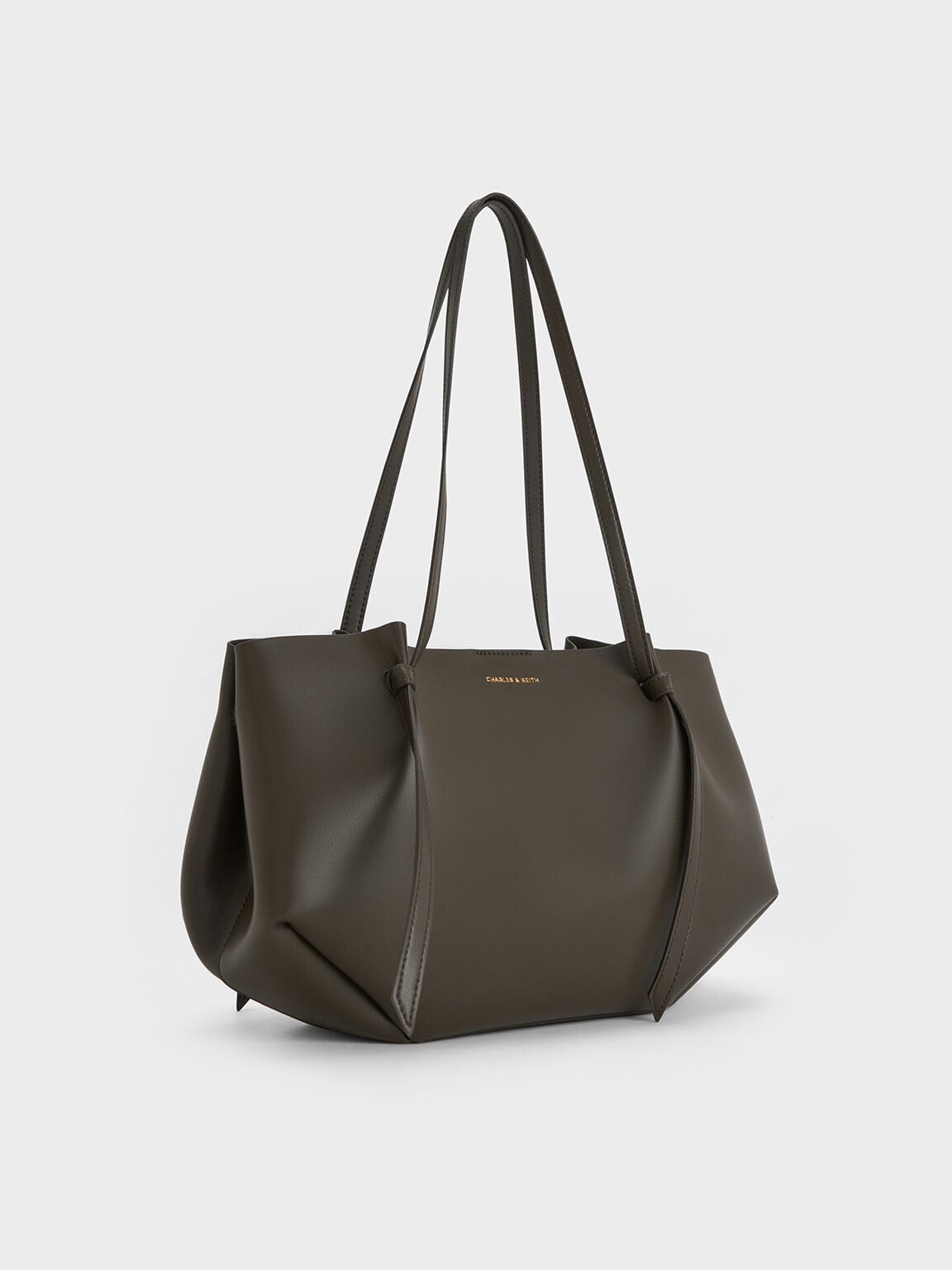 Calla Tote Bag - Dark Moss | CHARLES & KEITH