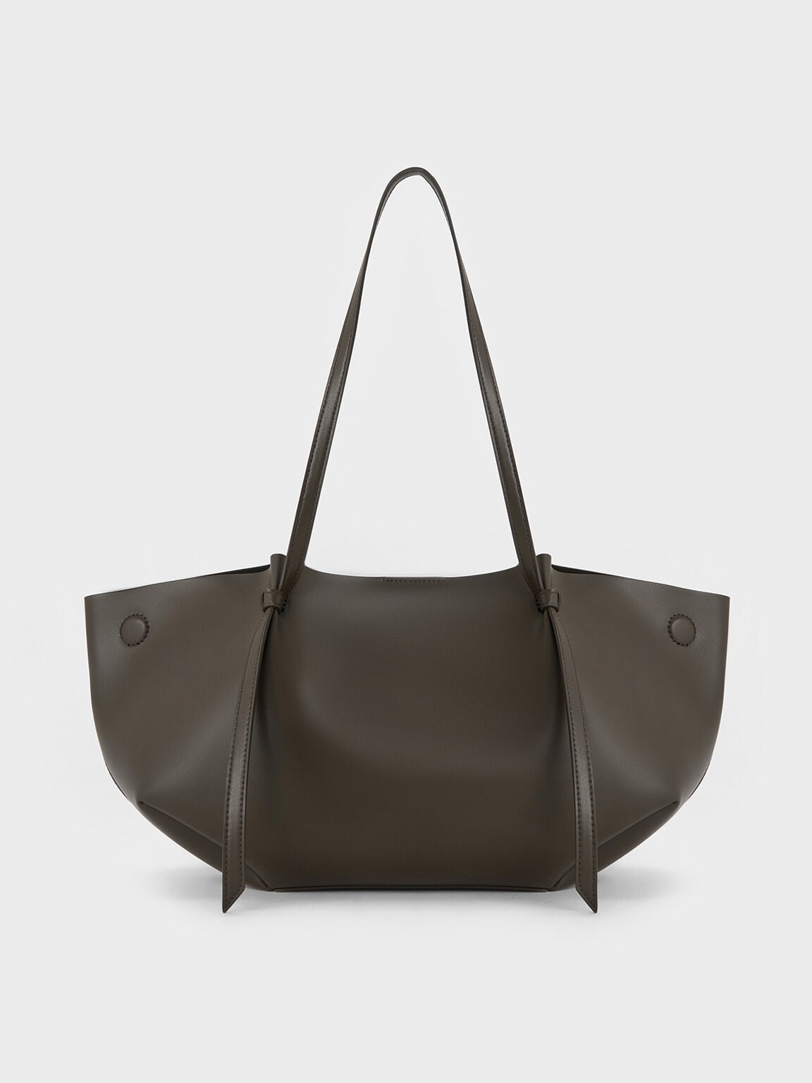 Calla Tote Bag - Dark Moss | CHARLES & KEITH
