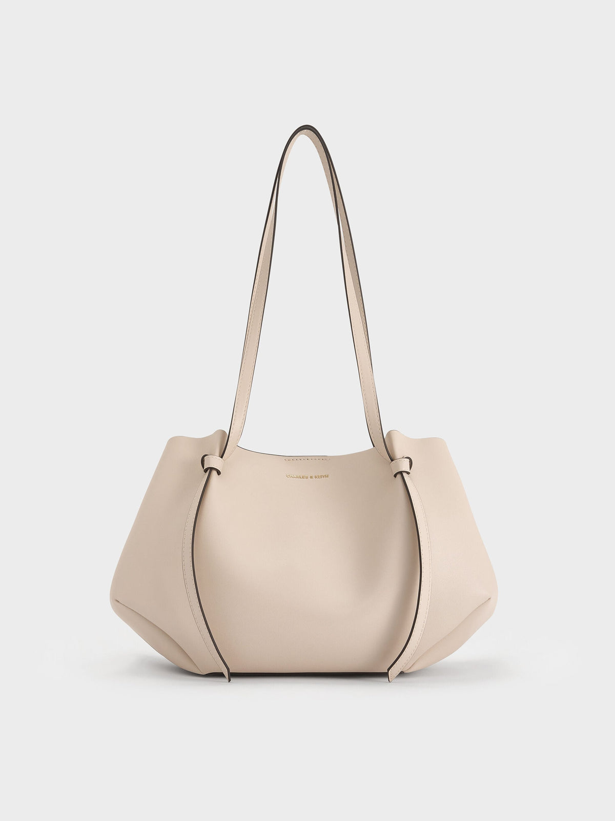 Calla Tote Bag - Oat | CHARLES & KEITH