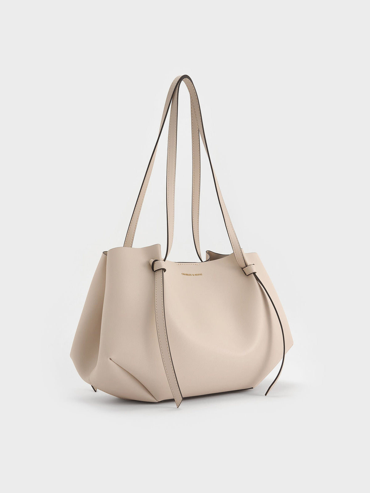 Calla Tote Bag - Oat | CHARLES & KEITH