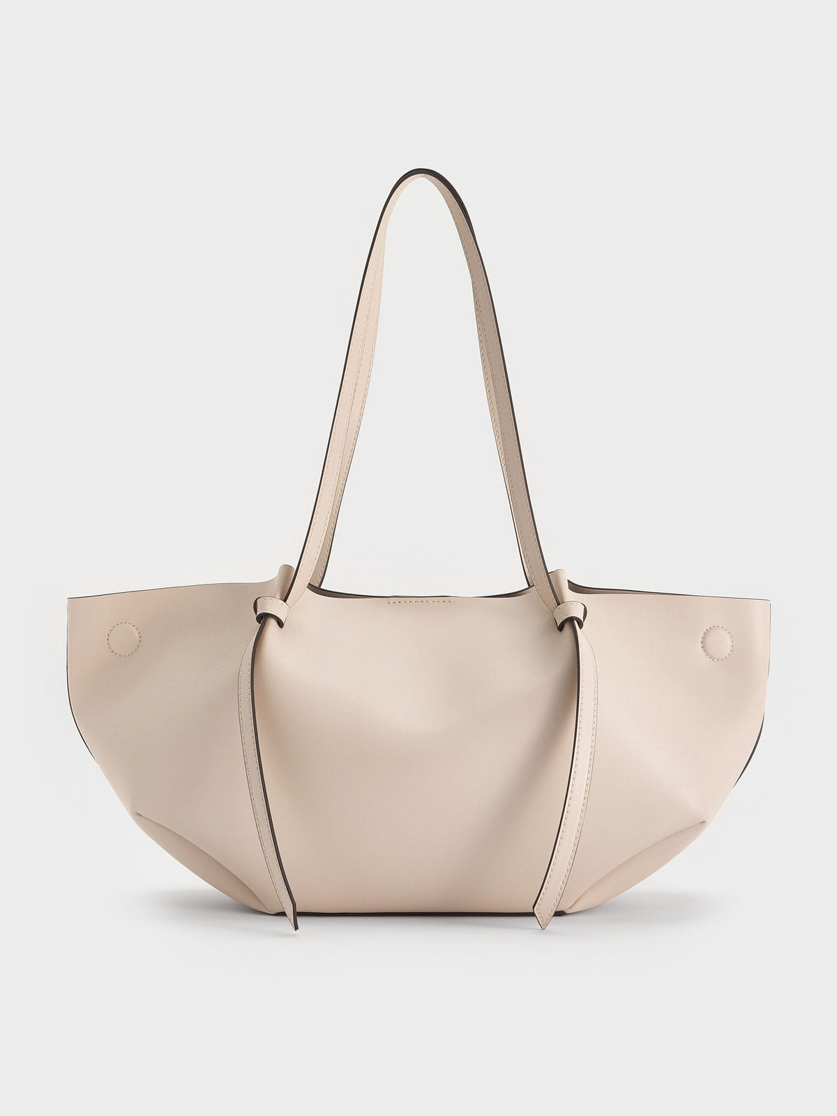 Calla Tote Bag - Oat | CHARLES & KEITH