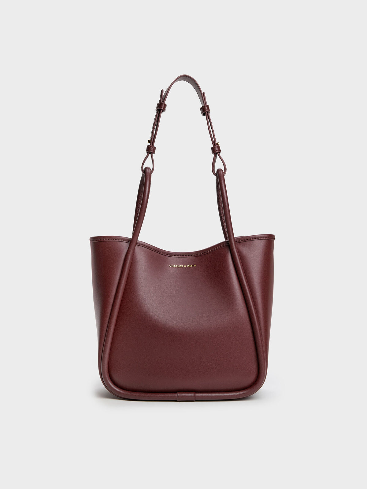 Mini Lyla Tubular Tote Bag - Mulberry Plum | CHARLES & KEITH