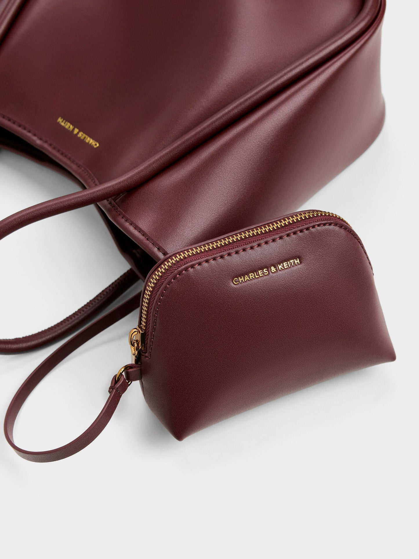 Mini Lyla Tubular Tote Bag - Mulberry Plum | CHARLES & KEITH