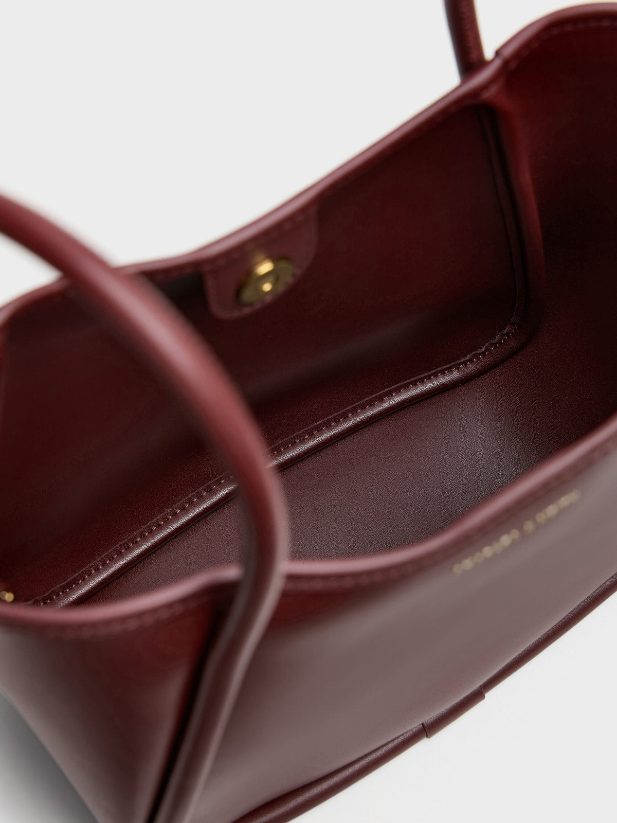 Mini Lyla Tubular Tote Bag - Mulberry Plum | CHARLES & KEITH