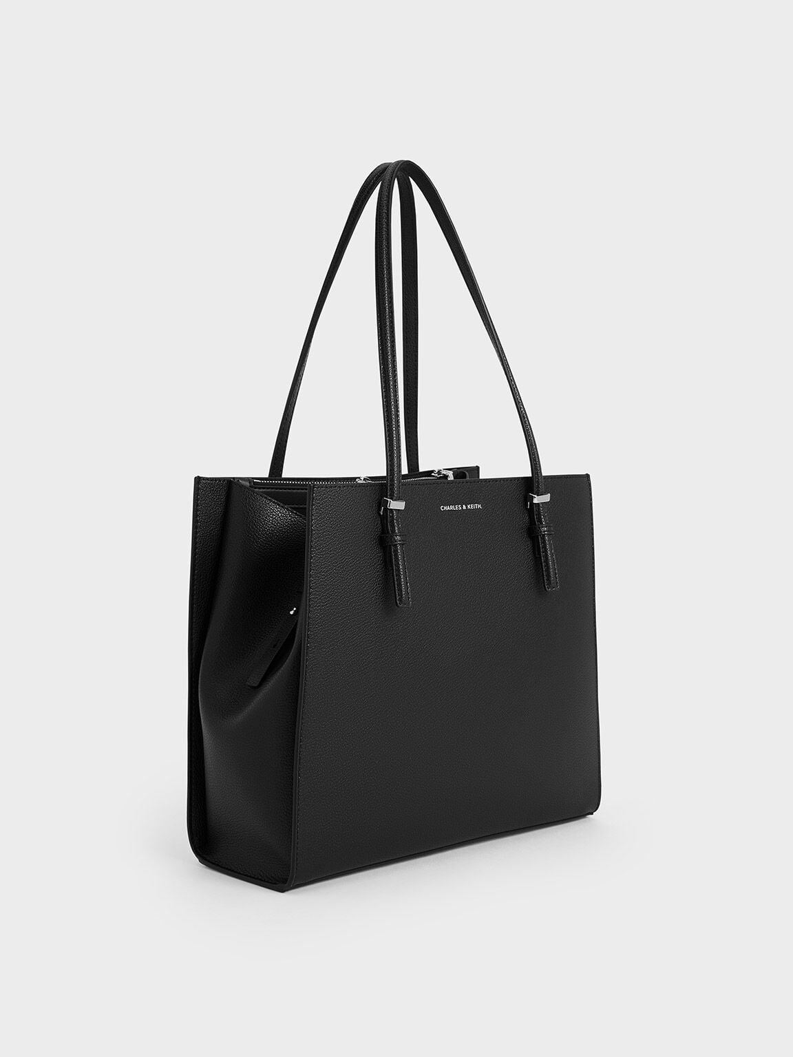 Sansa Tote Bag - Noir | CHARLES & KEITH
