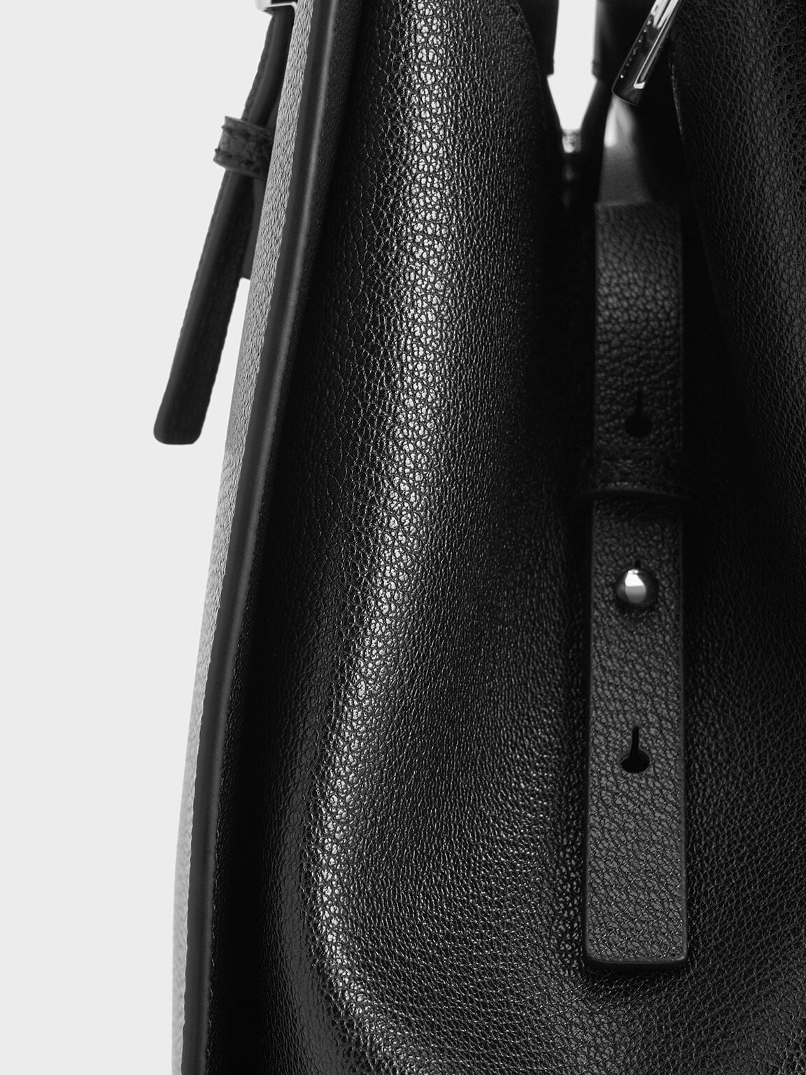 Sansa Tote Bag - Noir | CHARLES & KEITH