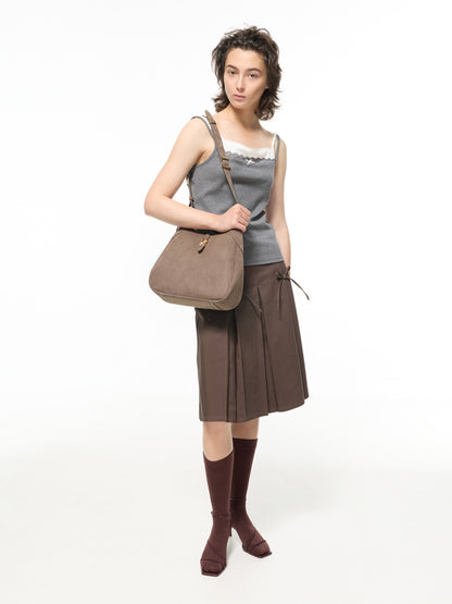 Adalyn Hobo Bag - Stone Grey | CHARLES & KEITH