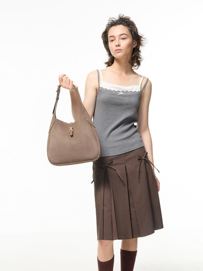 Adalyn Hobo Bag - Stone Grey | CHARLES & KEITH