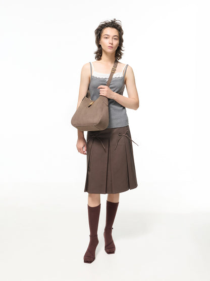 Adalyn Hobo Bag - Stone Grey | CHARLES & KEITH