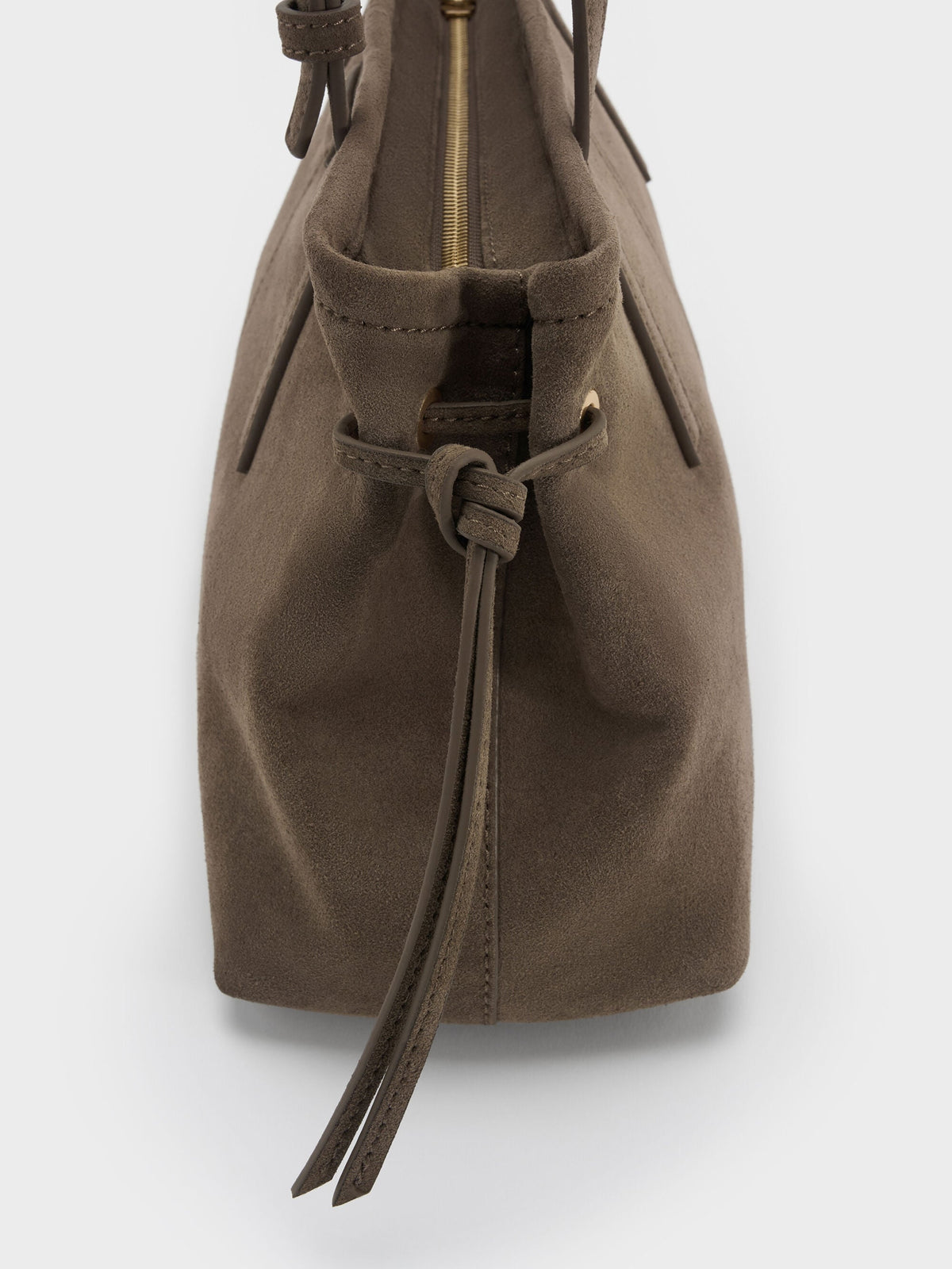 Noane Elongated-Handle Shoulder Bag - Stone Grey | CHARLES & KEITH