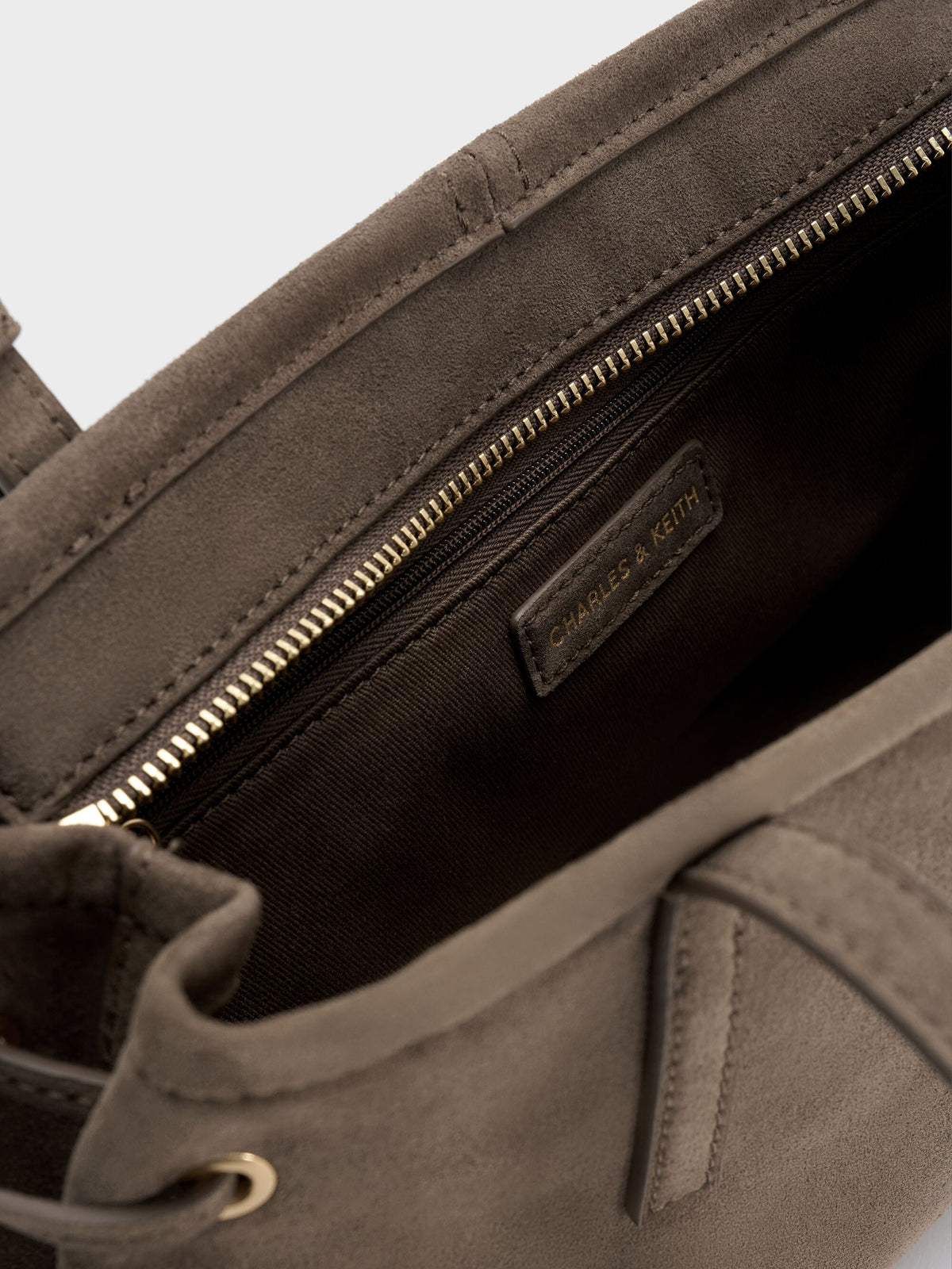 Noane Elongated-Handle Shoulder Bag - Stone Grey | CHARLES & KEITH