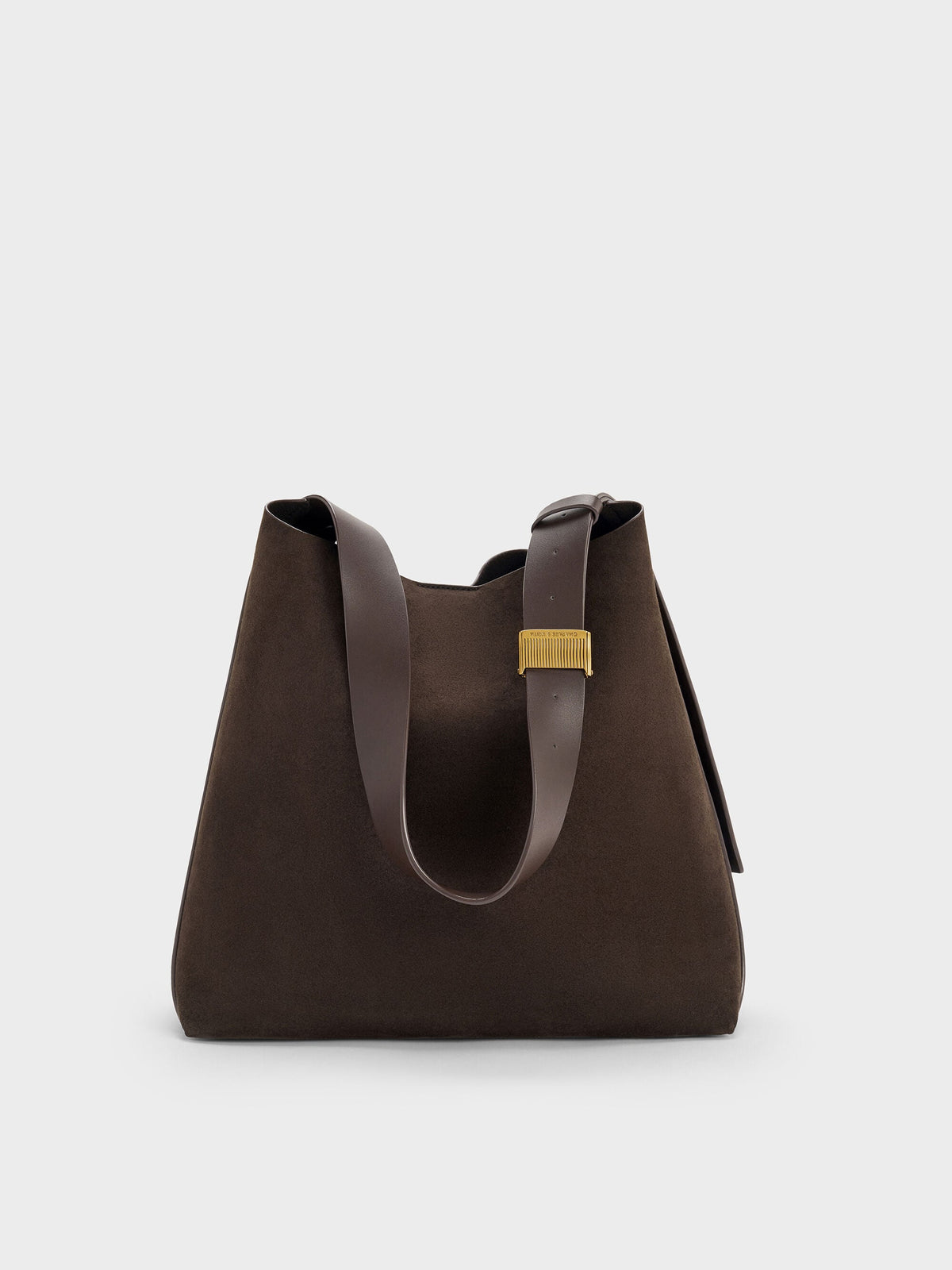 Edna Tote Bag - Espresso Brown | CHARLES & KEITH