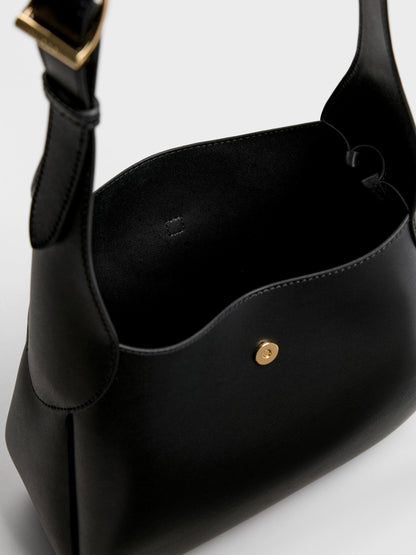 Adalyn Hobo Bag - Black | CHARLES & KEITH