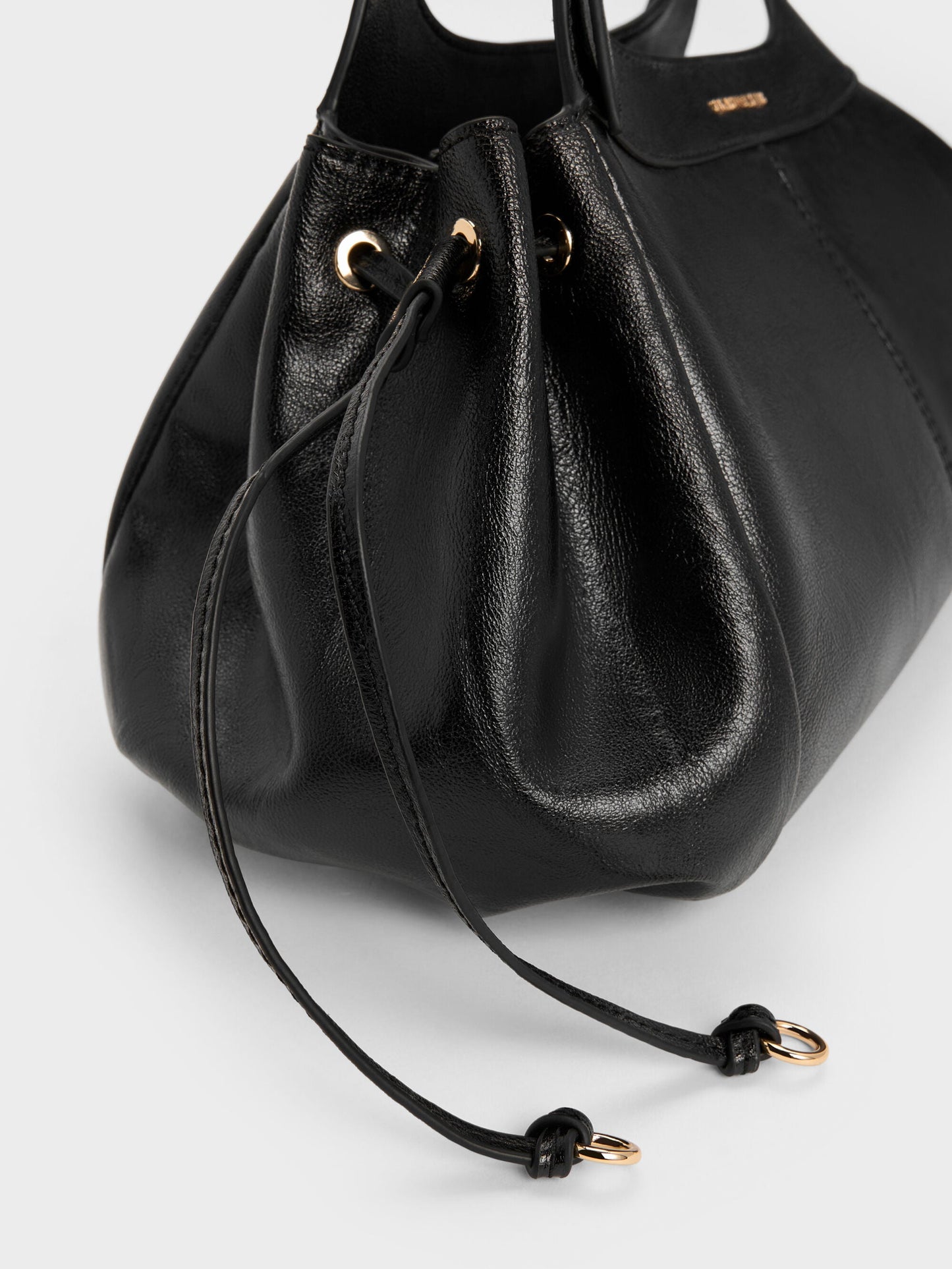 Lillith Drawstring Tote Bag - Black | CHARLES & KEITH
