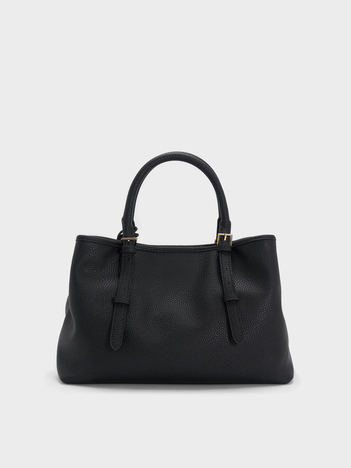 Baral Bead-Charm Tote Bag - Black | CHARLES & KEITH