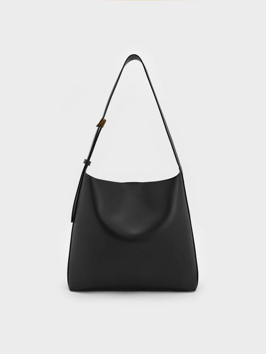 Edna Tote Bag - Black | CHARLES & KEITH