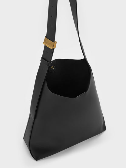 Edna Tote Bag - Black | CHARLES & KEITH